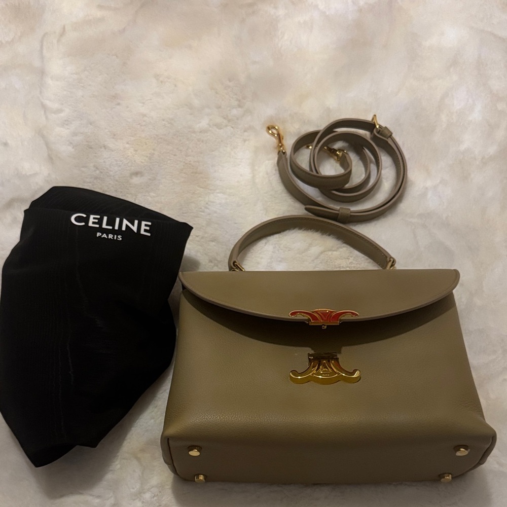 Celine  Leather Satchel